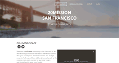 Desktop Screenshot of 20mission.com
