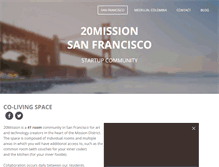 Tablet Screenshot of 20mission.com